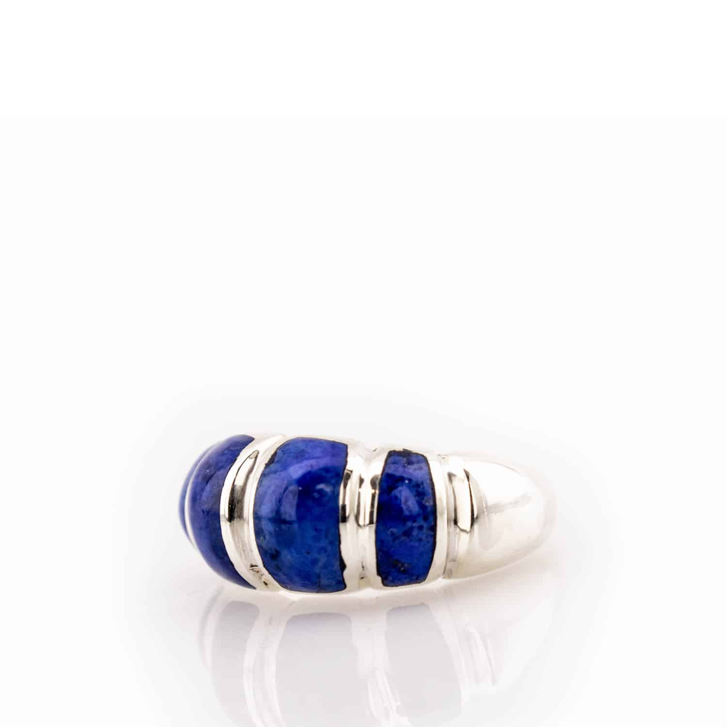 Anillo de plata con lapislazuli clearance